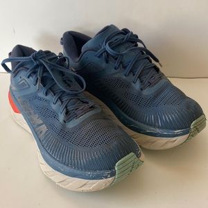 Hoka One One Bondi 7 Wide EE Real Teal, Outer Space Sz 10